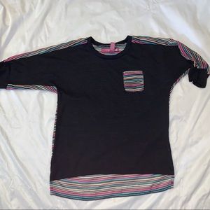 Epic Threads girls 3/4 sleeve shirt size Small